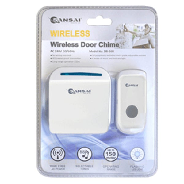 Sansai DB-920B Wireless Doorbell Digital Door Chime [DB-920B] Carousel 2