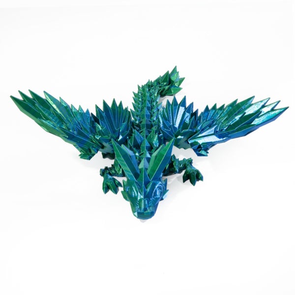 3D Printed Full Articulated Flying Wing Dragon – Desk Decor & Fidget Toy Carousel 1