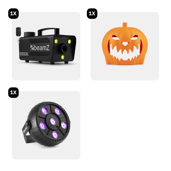 Spooky Pumpkin Smoke Machine with UV Carousel 2