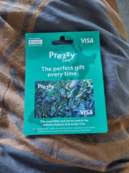 $1000 prezzy card. Expiry date October 2026636174767617291117