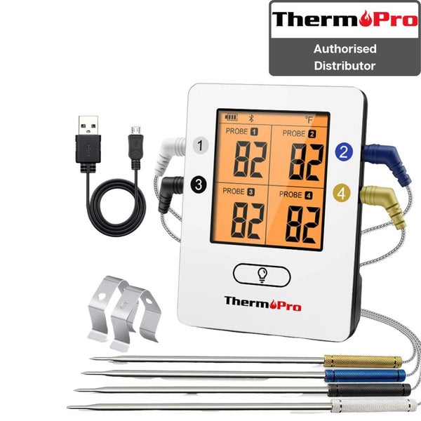 ThermoPro TP25 Wireless Bluetooth Meat Thermometer with 4 Colour Coated Probes Carousel 2