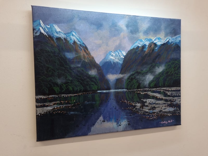 High Snow Level Fiordland - Caley Hall - Original Painting Carousel 2
