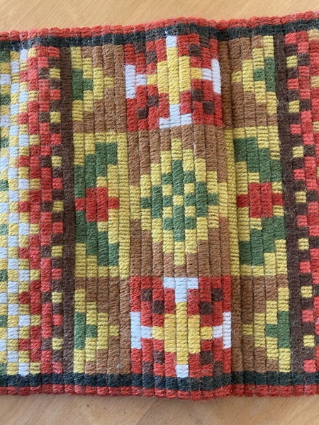 Set of 2 hand Norwegian placemats crafted in wool!! Carousel 3