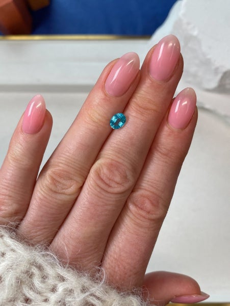 $1 RES ~ $1390 Buy Now * 1.00ct Apatite Rare Paraiba Green Carousel 2