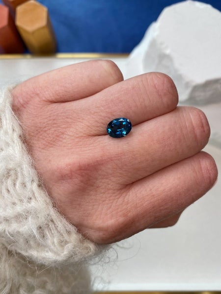 $1RES ~ $1030 Buy Now * 2.31ct London Blue Topaz Carousel 1