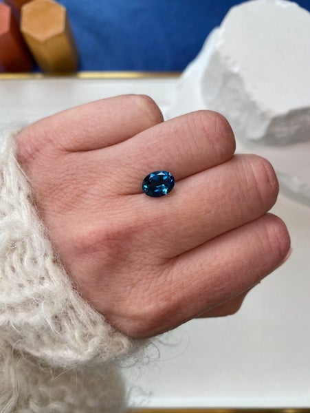 $1 RES ~ $1030 Buy Now * 2.41ct London Blue Topaz Carousel 1
