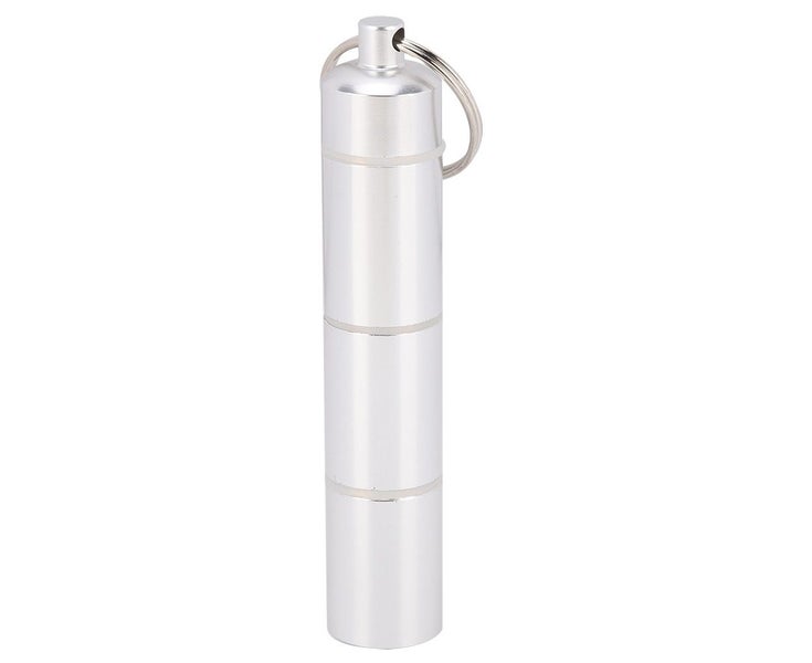 Aluminum Alloy Waterproof Pills Holder Organizer Portable Tablet Box Medicine Carousel 2