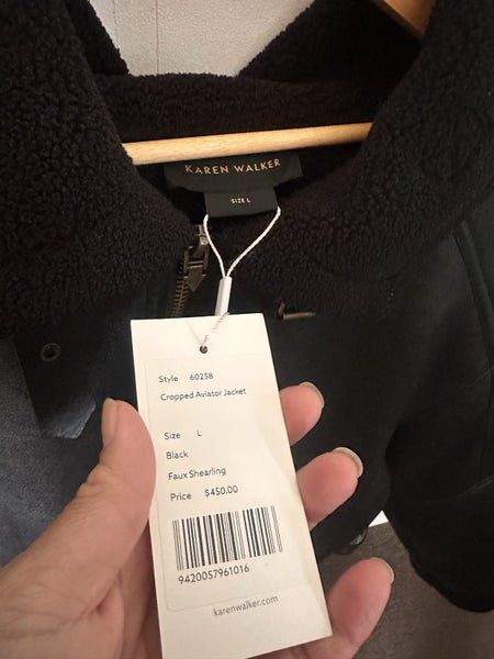 Karen walker aviator cropped jacket63621106858370112