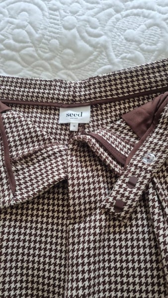 Seed Houndstooth pants Sz 16 excellent condition63617474389891113