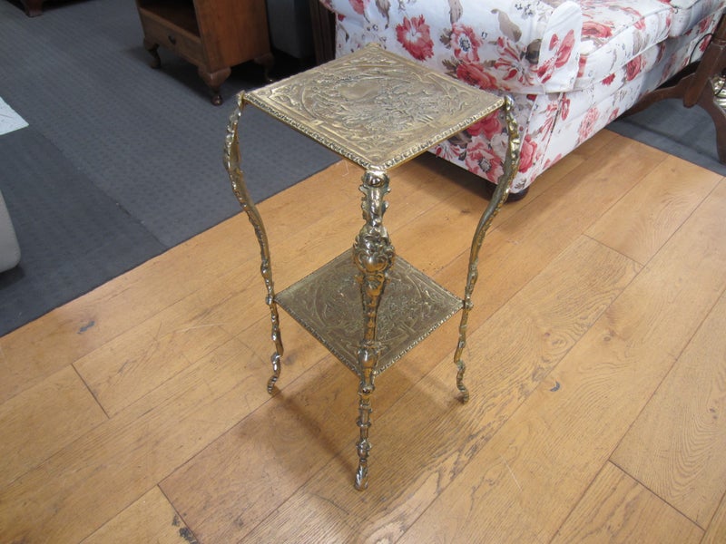 Brass Plant Stand Carousel 1