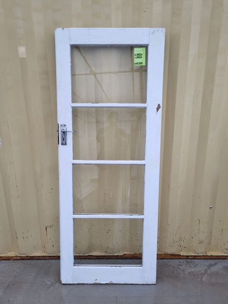 Wood and Glass Single Door Leaf 1520 W x 1920 H [#4353] Carousel 1