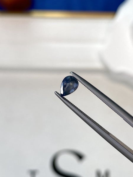 $1 RES ~ $1470 Buy Now * 0.70ct Grey-Blue Sapphire Rare Colour Carousel 2