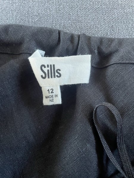 Black linen skirt size 12 by Caroline Sills63617474479106112