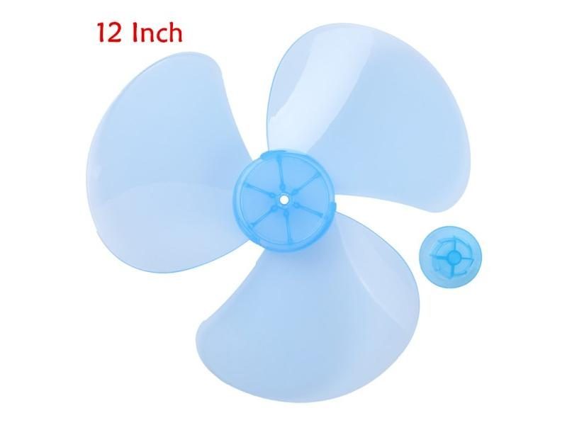 Three/Five Leaves Household Fan Blade With Nut Cover Fan Blades For Standing Carousel 1