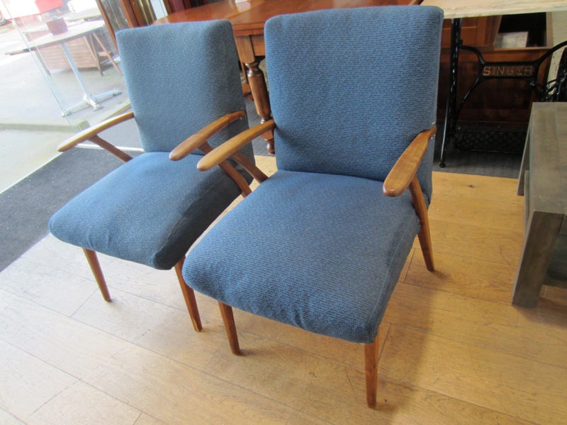 Pair of Mid Century German Armchairs Carousel 2