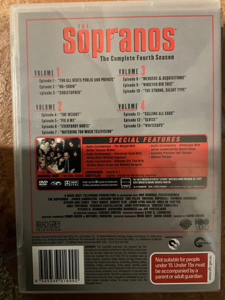 SOPRANOS SEASON 4 ( EXCELLENT CONDITION ) DVD Carousel 2