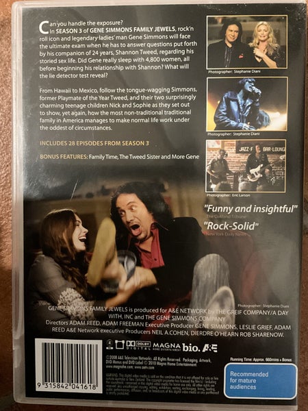 GENE SIMMONS FAMILY JEWELS SEASON 3 ( EXCELLENT CONDITION ) DVD Carousel 2
