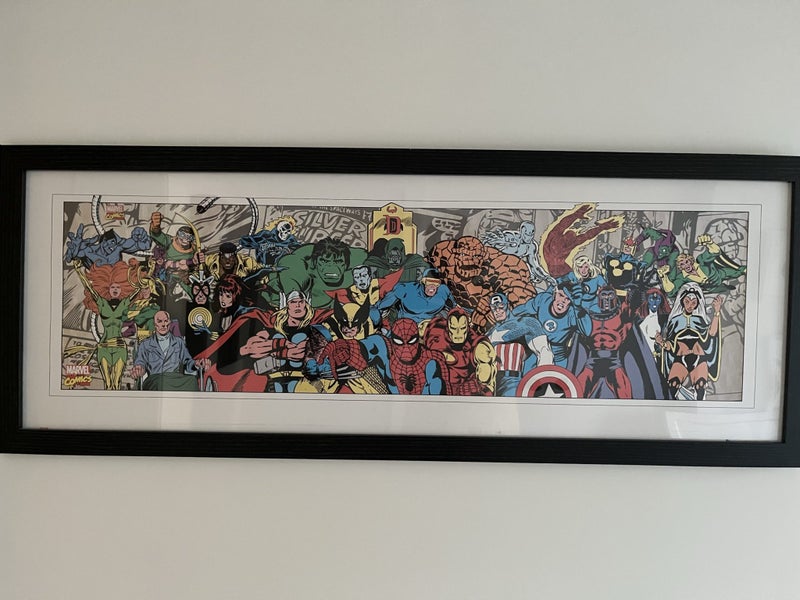 Marvel characters framed picture Carousel 1
