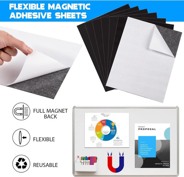 A4 Magnetic Magnet Sheets Self Adhesive crafts Material Carousel 1