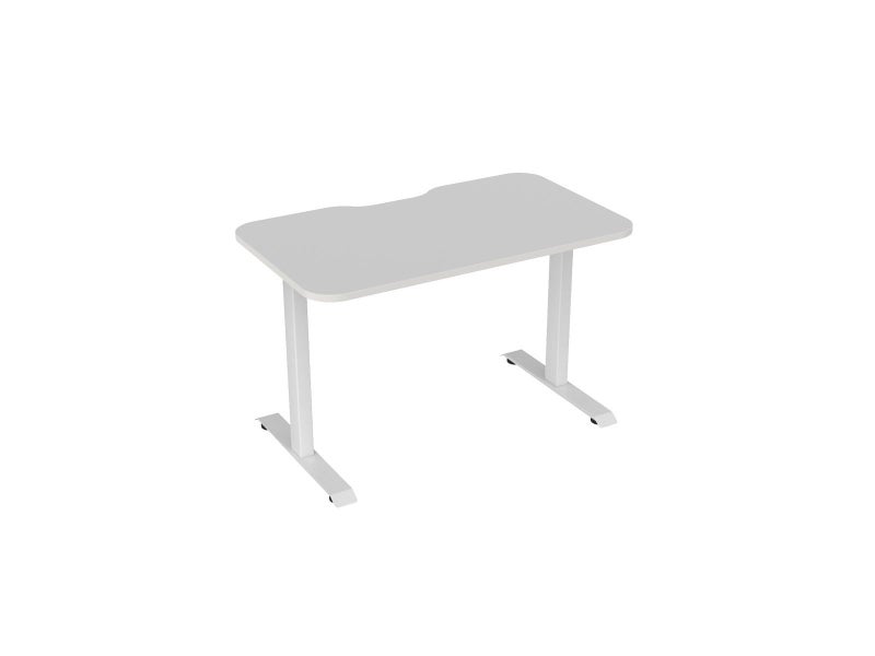 Knight's Haven 1200mm x 700mm Fixed Height Single Sided Desk, White Frame, Sc... Carousel 2