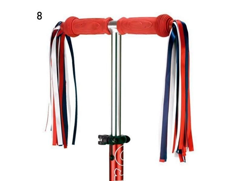 2PCS 30cm Colorful Bike Handlebar Tassels Girls Boys Cycling Tricycle Kids Carousel 1