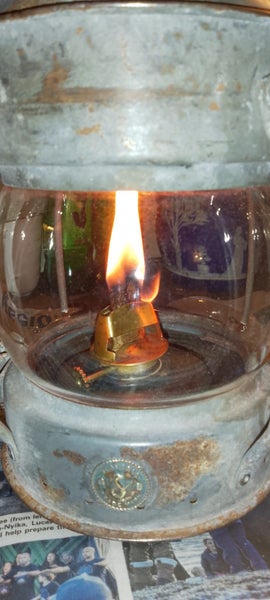 Ship lamp lantern antique. Seahorse Anchor lamp. Working condition.63758758274946110