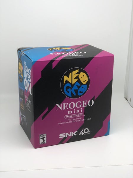NeoGeo Mini International version BOXED #1 LICENSED BY SNK Carousel 1