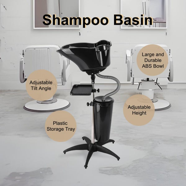 Large Salon Basin Sink Shampoo Hairdressing Hair Wash Bowl Carousel 1