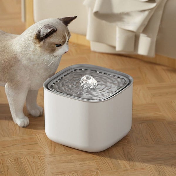 USB Electric Mute 3L Auto Recirculating Cat Water Fountain with Auto Recircul... Carousel 2