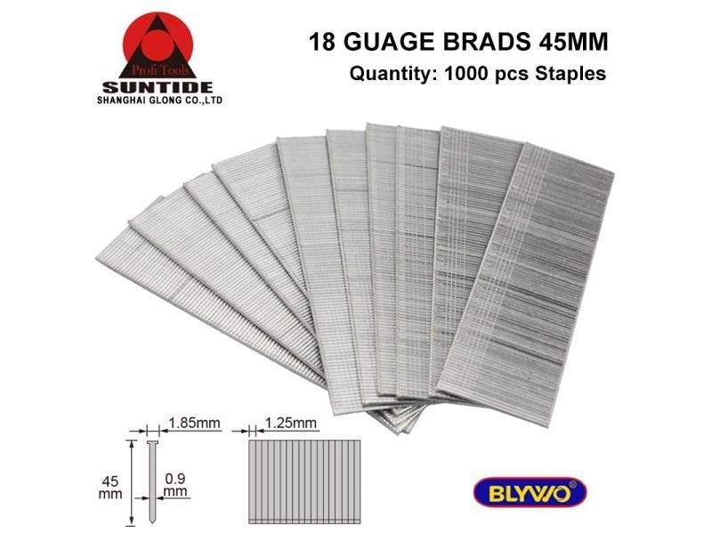 1000pcs 18 Gauge T Shaped Staples Ga18 Type Brads Nails For Stapler Gun Wood Carousel 1