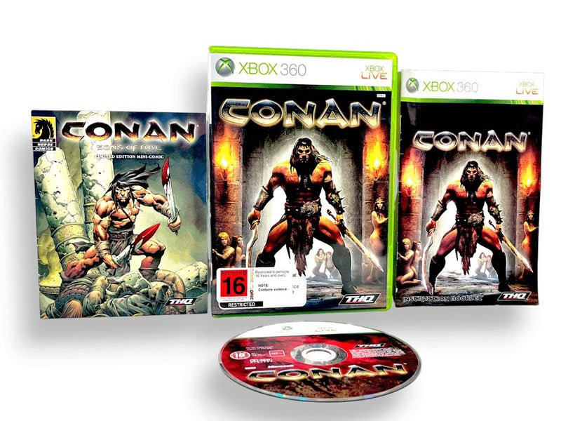 CONAN The Game LIMITED EDITION (XBox 360) *INCLUDES COMIC & GAME* Carousel 1