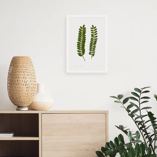 Flora Kowhai Leaves A3 & A2 Prints Carousel 1