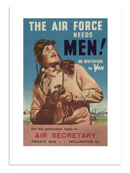 The Air Force Needs Men! A3 Print Carousel 1