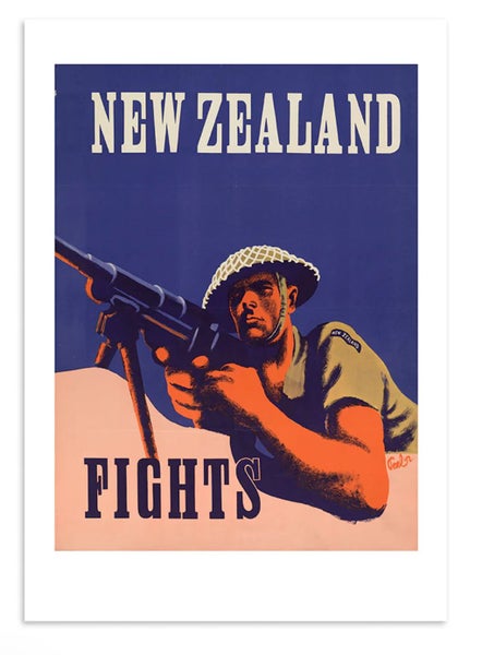New Zealand Fights War A3 Print Carousel 1