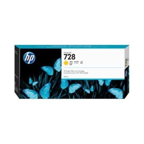 HP 728 300-ml Yellow Ink Crtg (F9K15A) Carousel 1