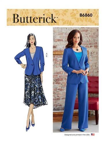 Butterick Pattern 6860 Misses' and Women's Jacket Carousel 1