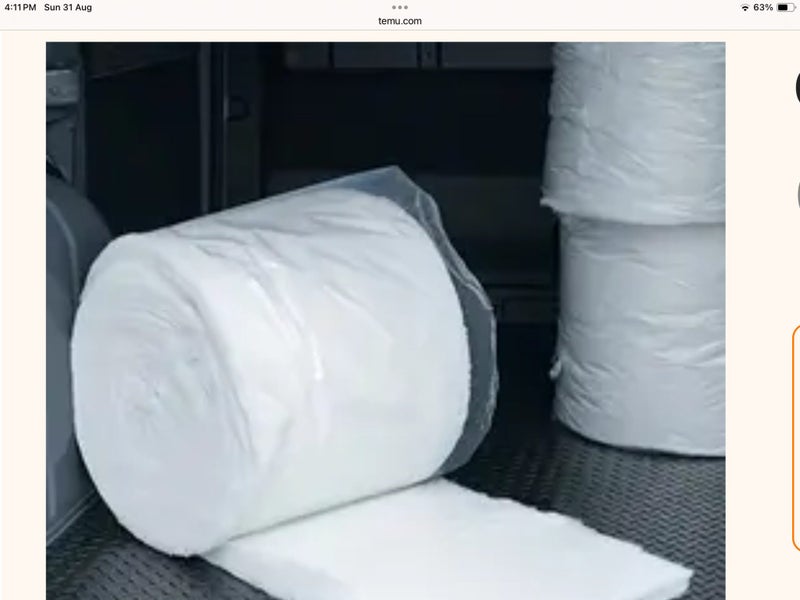 MotorhomeVan Bus Insulation conversion Non Toxic Non Allergic R2 - 7.5 m2 cover Carousel 7