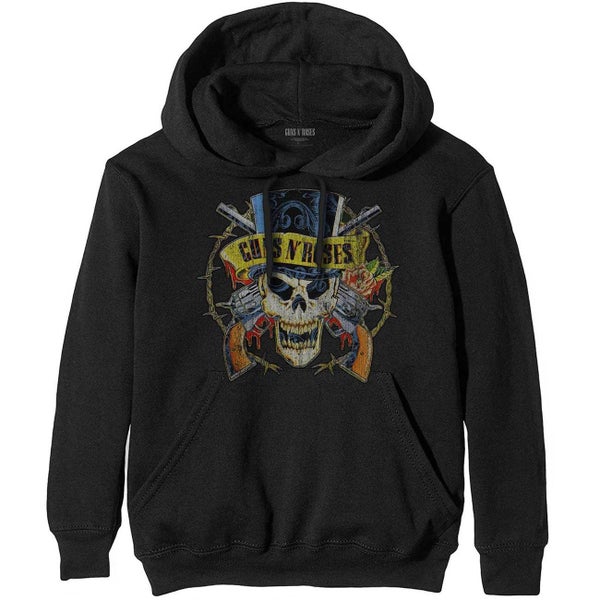 Guns N Roses Unisex Adult Top Hat Hoodie Carousel 1