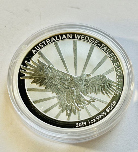 2019 1 oz Australia Wedge Tailed Eagle .9999 Silver Coin BU (Rare Mintage 50000) Carousel 1