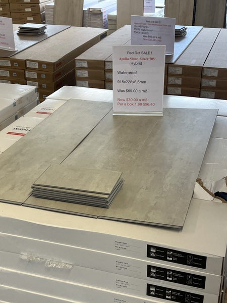 Godfrey Hirst Apollo Stone Silver Hybrid Plank Carousel 1