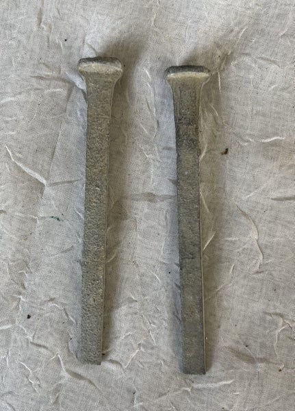 Galvanised Square-cut Rose Head Flat Point Nails. $10 for x15 Carousel 1