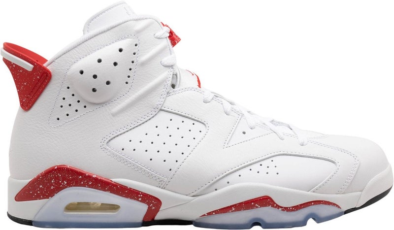 Air Jordan 6 White and University Red (US 8.5)* Carousel 1