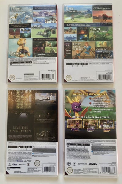 NINTENDO SWITCH GAMES x 4 Carousel 2