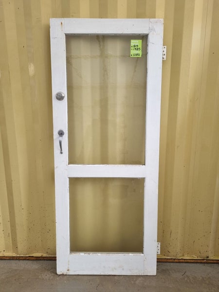 Wood and Glass Single Door Leaf 815 W x 1985 H [#1282] Carousel 1