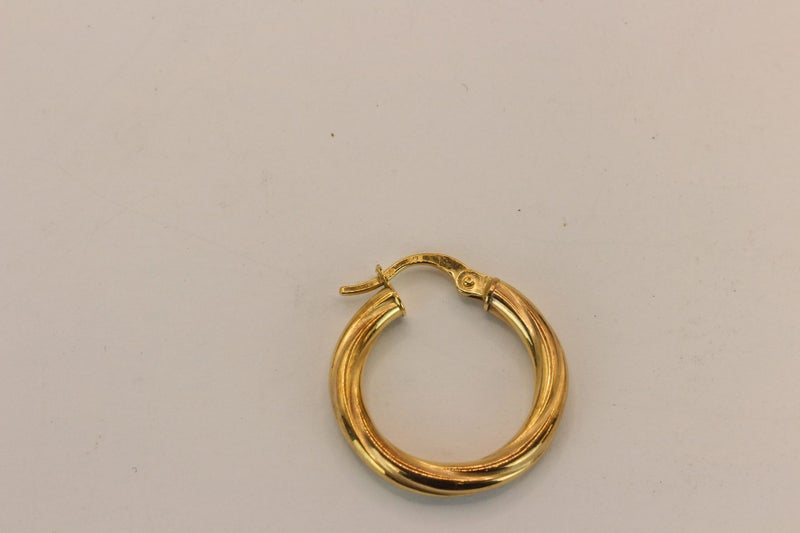 9ct Gold Hoop earrings Carousel 2