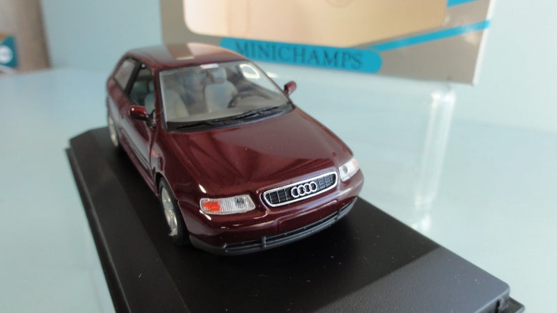 1996 Audi A3 Red Metallic ~ Minichamps 1/43 Carousel 2