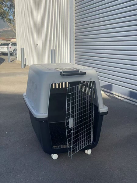 X-Large Airline Travel Cage/Carrier/Crate 99cm Wheeled Air NZ - Brown63674302500865114