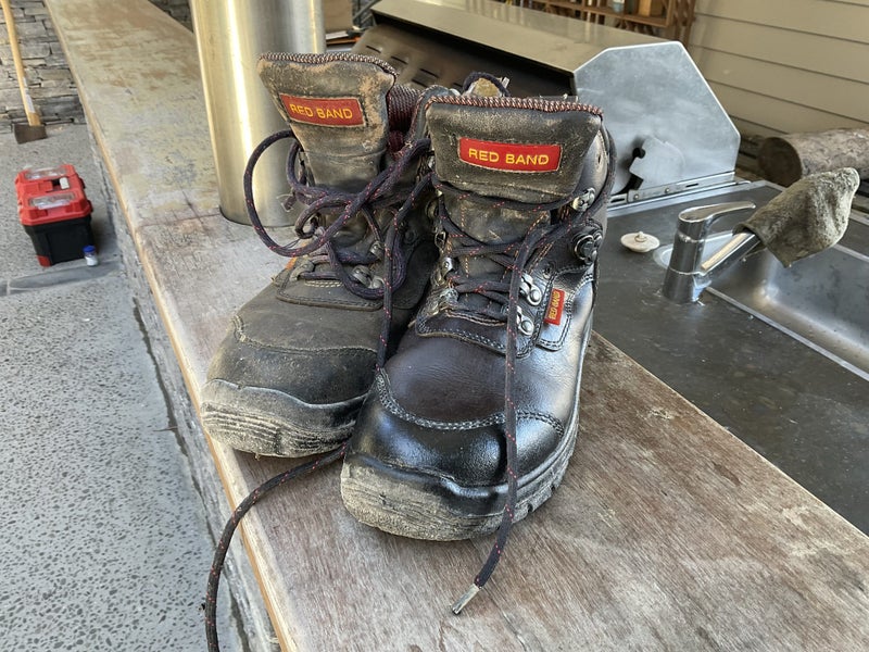 Red Band Leather boots size 563617617546882112