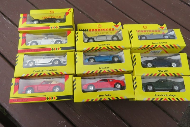 Shell sportscar collection x 10 cars Carousel 1
