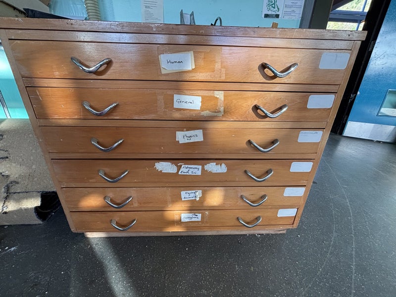Wooden Plan Drawers Carousel 2